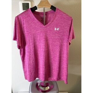 Under Armour Women's Pink Loose Shirt Size XL